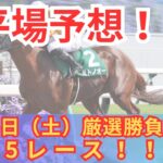 【平場競馬予想】5月24日の厳選競馬予想5レース！