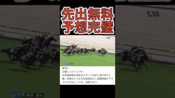 【先出無料予想】本命◎5/5全的中‼︎ここまで当てる奴俺以外いる？#競馬予想#競馬 #的中率NO,1#レベチ