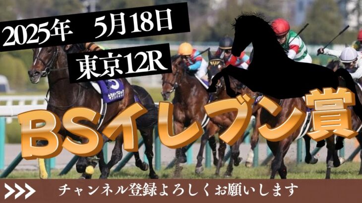 【BSイレブン賞 2025】5/18 東京12R ラガマフィンの競馬予想