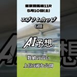 エプソムカップGⅢ　東京競馬場 芝1800㍍　AI完全予想　数値の高い上位５頭を公開　#競馬 #競馬予想 #shorts #エプソムカップ