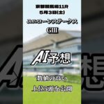 ユニコーンステークスGⅢ 京都競馬場 ダート1900㍍ AI予想 数値の高い上位５頭を公開 #競馬 #競馬予想 #ai競馬予想 #ユニコーンステークス #shorts #京都競馬場