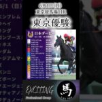 東京優駿 GⅠ 東京競馬場 馬pro予想公開 是非ご参考にして下さい。#競馬 #競馬予想 #shorts #東京優駿
