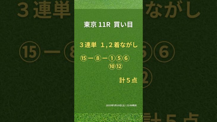 NHKマイルカップの競馬予想です！🏇 #競馬 #競馬予想 #NHK #NHKマイルカップ #NHKマイルカップ2025 #アドマイヤズーム #アルテヴェローチェ #全頭診断 #win5予想 #win5