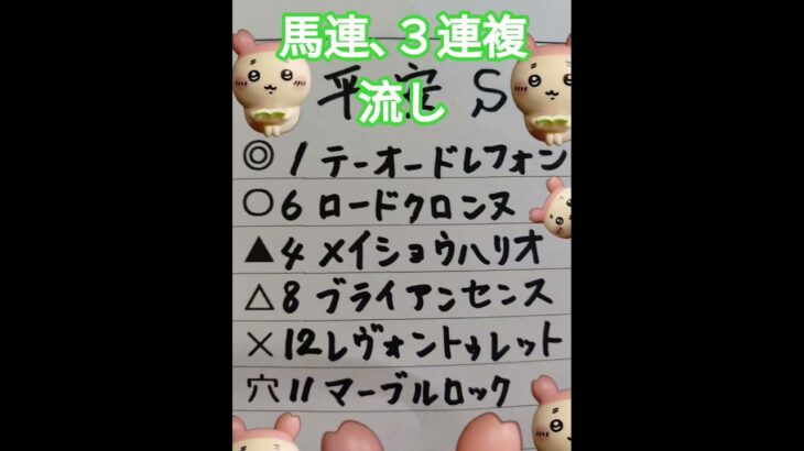 平安ステークス予想　#平安ステークス　#平安S　#競馬　#競馬予想　#中央競馬　#中央競馬予想　#JRA