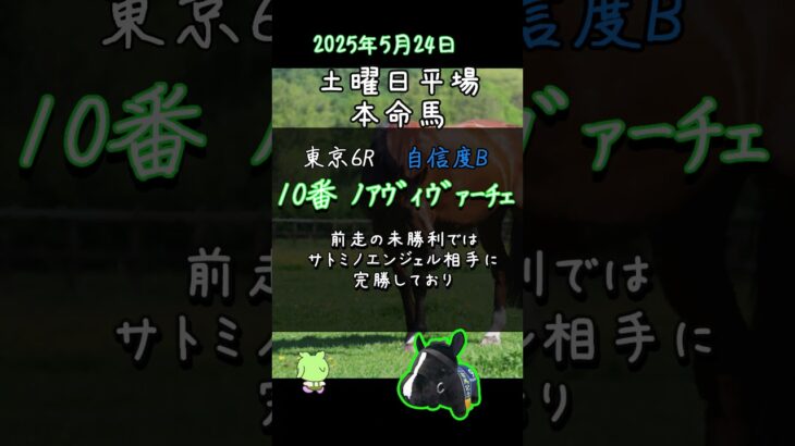 【競馬予想】土曜日平場レース_本命馬予想 #Shorts