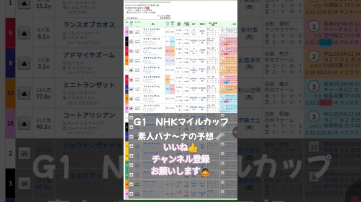 #edm #music #party #競馬予想 #turnupthenight ＃競馬#素人#バナ〜ナ#東京競馬場 #G1#NHKマイルカップ