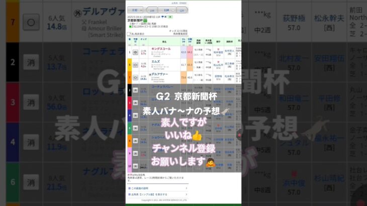 #edm #競馬予想 #turnupthenight #music #京都競馬場 #京都新聞杯 #G2#バナ〜ナ#素人＃競馬