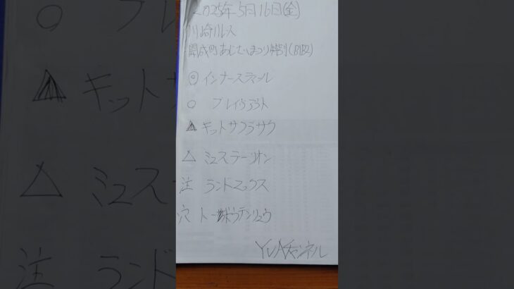 川崎１１レース　開成町あじさいまつり特別　#競馬　#競馬予想家 　#競馬予想