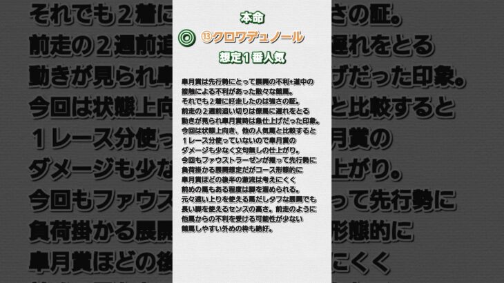 #競馬 #競馬予想 #日本ダービー #クロワデュノール