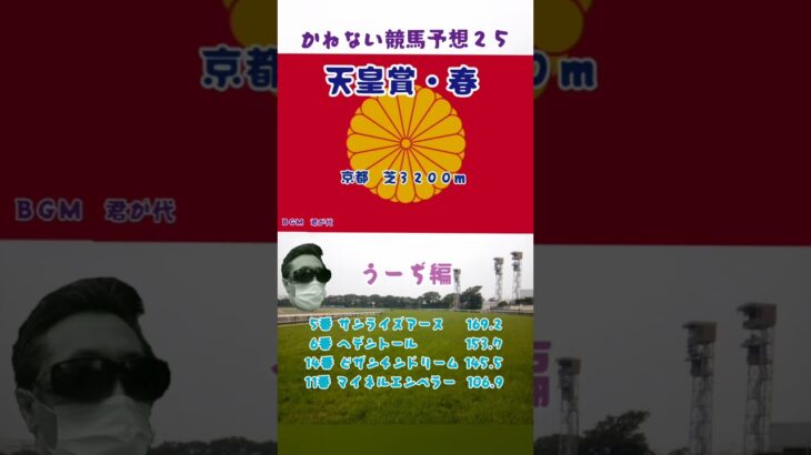 かねない競馬予想【天皇賞・春】うーぢ編