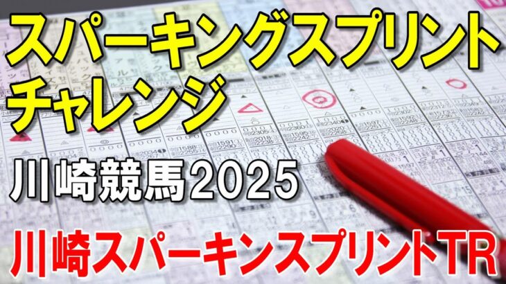 スパーキングスプリントチャレンジ２０２５【川崎競馬予想】ここでは力が違い相手探しのレース！