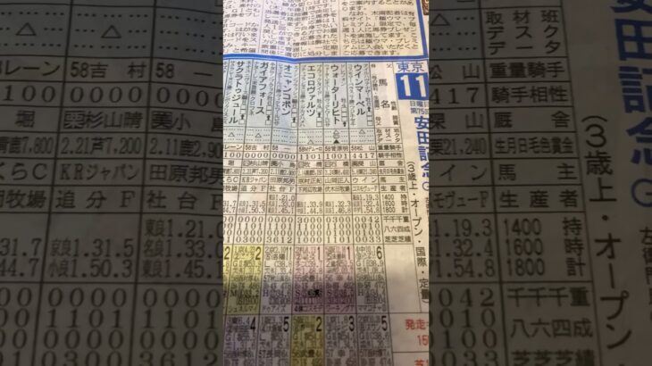 2025安田記念 ◎トロヴァトーレ　#競馬予想