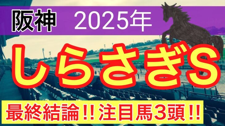 【しらさぎステークス2025】蓮の競馬予想(最終結論)