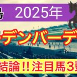 【バーデンバーデンカップ2025】蓮の競馬予想(最終結論)
