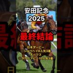 【安田記念2025最終結論】３週連続的中を目指して#競馬 #競馬予想 #安田記念 #安田記念2025