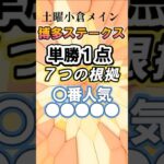 【博多ステークス2025】土曜小倉メイン　#競馬予想 #単勝 #ラジオnikkei賞 #函館記念 #小倉競馬