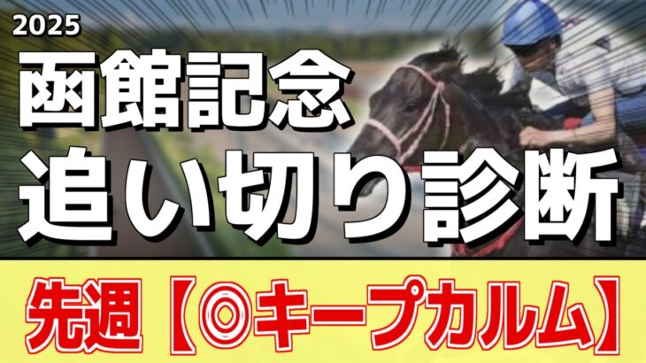 追い切り徹底解説！【函館記念2025】マコトヴェリーキー、ハヤテノフクノスケなどの状態はどうか？調教S評価は3頭！