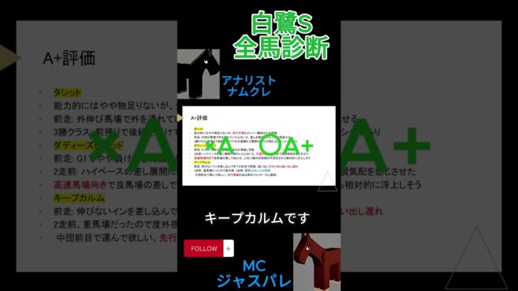 【2025白鷺S/しらさぎS】新設重賞A+評価の注目馬3頭解説！パドック調教無視の競馬予想 詳しくは本編で！　　#チェルヴィニア　#中央競馬 #競馬　#阪神競馬場　#レーベンスティール #中央競馬予想