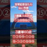 #宝塚記念、当たらない競馬予想　　　#3連単　　#3連複　　　　　　　　　　　　　　当たらないので見るだけでお願いします🙇