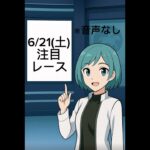 6/21(土)注目レース🏇競馬東京9R