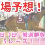【平場競馬予想】6月22日の厳選競馬予想5レース！