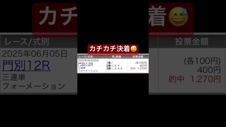 皆さんお久しぶりです！最近G 1シーズンにも関わらず個人的に忙しく動画載せれませんでした😭久しぶりの地方競馬3連単的中🎯安田記念渾身の1頭久々に明日挙げます！！#競馬 #競馬予想動画 #渾身の1頭