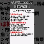 目指せ万馬券！ラジオNIKKEI賞おすすめ穴馬！【ゆっくり競馬予想】
