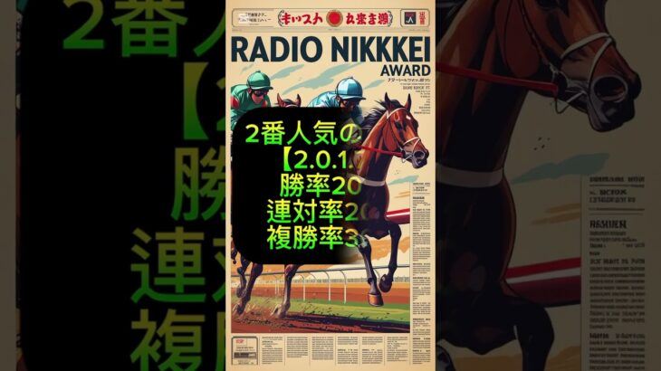 ラジオNIKKEI賞の傾向 #中央競馬 #中央競馬予想 #ラジオnikkei賞