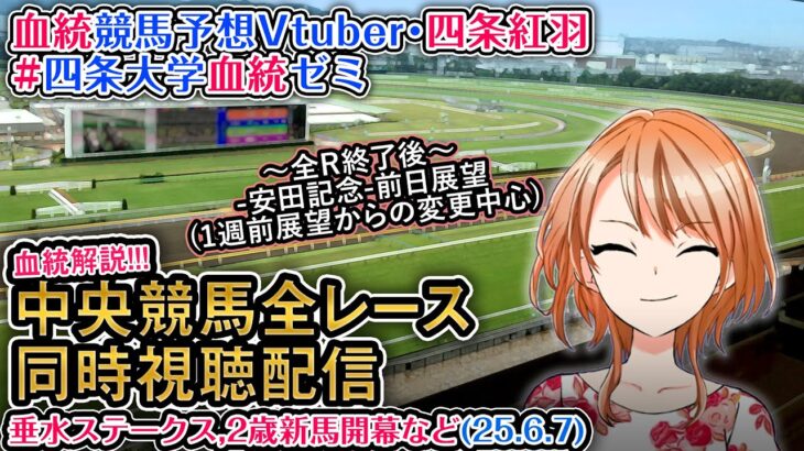 【競馬同時視聴配信】垂水S,2歳新馬戦開幕 2025 ほか全R対象 中央競馬ライブ  四条大学血統ゼミ