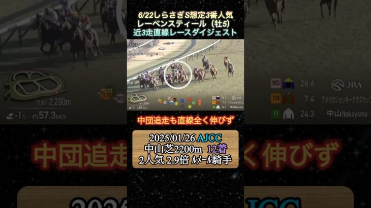 【レーベンスティール】 しらさぎS想定3番人気！近3走ダイジェスト  #競馬  #しらさぎステークス  #レーベンスティール  #shorts