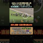 【デビットバローズ】 しらさぎS想定5番人気！近3走ダイジェスト  #競馬  #しらさぎステークス  #デビットバローズ  #shorts