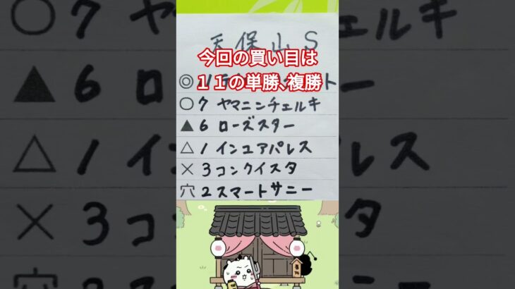 天保山S及び土曜日のレース予想　#天保山S　#競馬　#競馬予想　#中央競馬　#中央競馬予想　#JRA