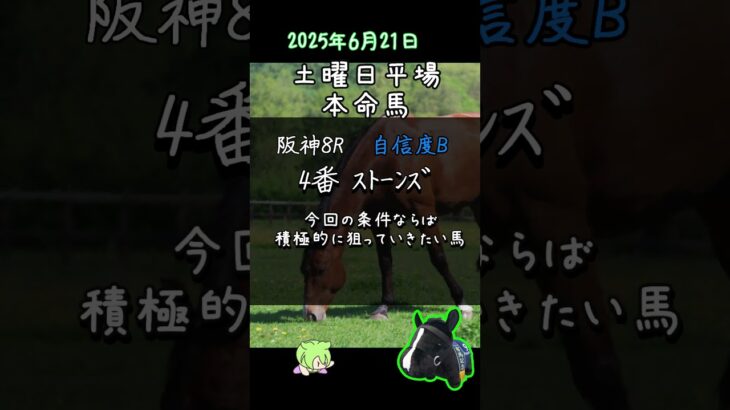 【競馬予想】土曜日平場レース_本命馬予想 #Shorts