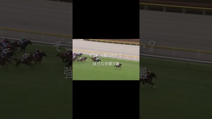 何度も見てもすごい末脚。 #競馬 #horse #武豊 #競馬予想 #shorts #追い込み