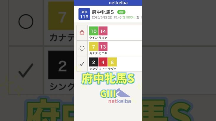 【府中牝馬s】 #競馬  #競馬初心者 #中央競馬予想 #府中牝馬ステークス  #府中牝馬s  #G3 #競馬好きな人と繋がりたい