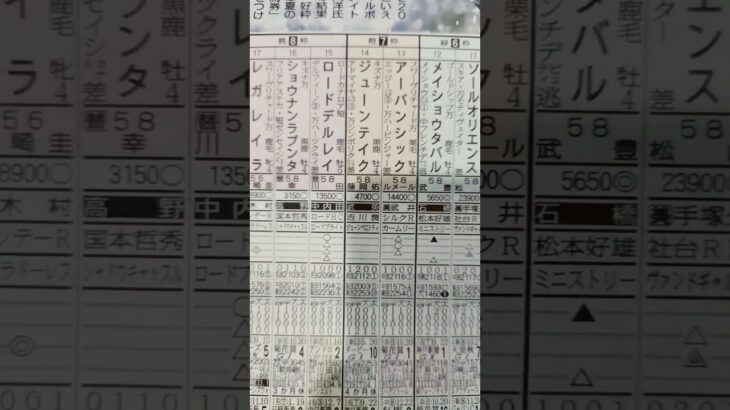 競馬予想（宝塚記念）