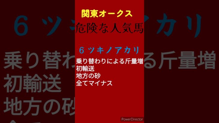 関東オークス危険な人気馬 #関東オークス #競馬予想 #競馬