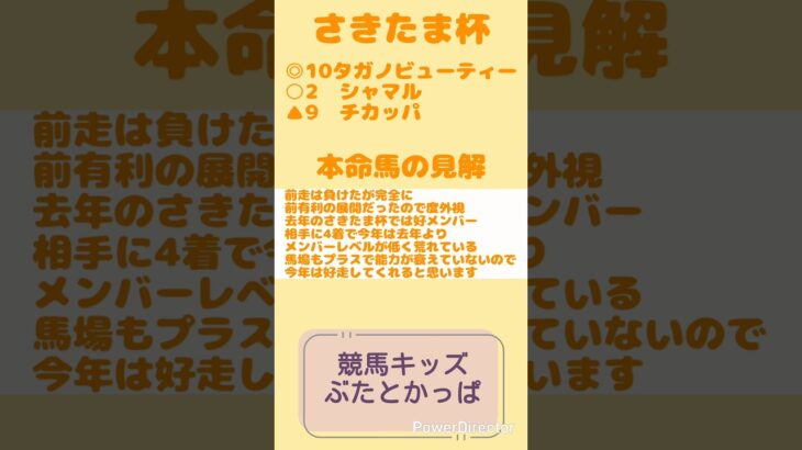 さきたま杯予想#競馬#競馬予想#さきたま杯＃タガノビューティー