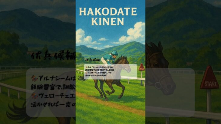 函館記念　予習のお時間です #函館記念 #中央競馬予想 #穴馬予想 #穴馬占い