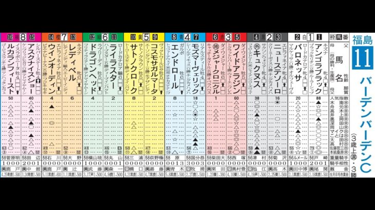 【競馬予想】今回から試験的に皆さんに観てもらおうと始めてみました