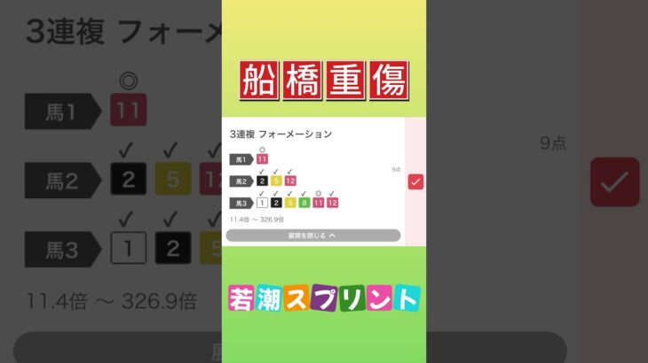 【若潮スプリント #ウマ娘 #うま娘 #アニソン #地方競馬 #中央競馬予想 #競馬 #競馬予想 #競馬初心者 #競馬好きな人と繋がりたい #地方重賞
