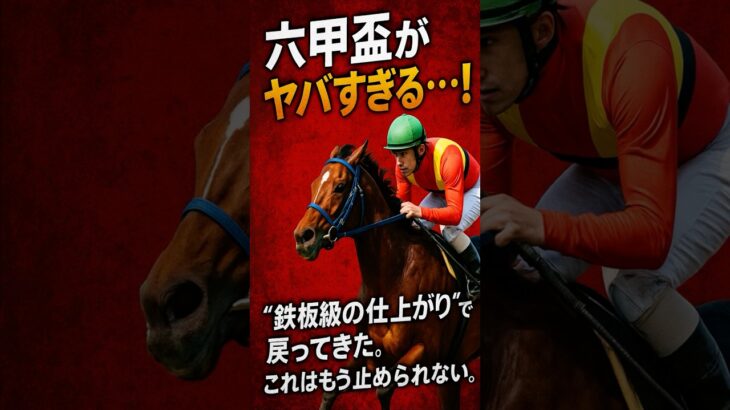 六甲盃がヤバすぎる…！“鉄板級の仕上がり”で戻ってきた。これはもう止められない。#競馬 #園田競馬 #六甲盃 #重賞予想 #競馬予想 #無料予想 #競馬好き #馬券 #馬券生活 #競馬情報