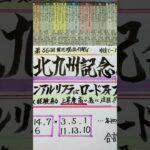 【競馬予想】小倉11R 北九州記念🏇思い切って4歳馬軸にします🤔❣️