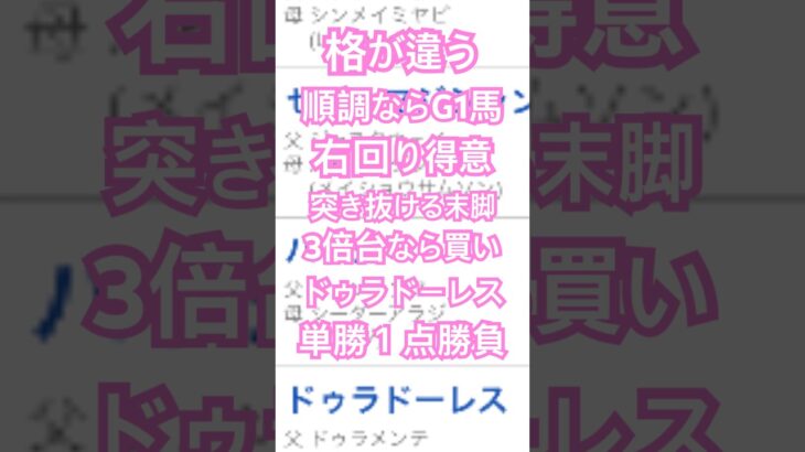 七夕記念 2025 予想 #競馬予想