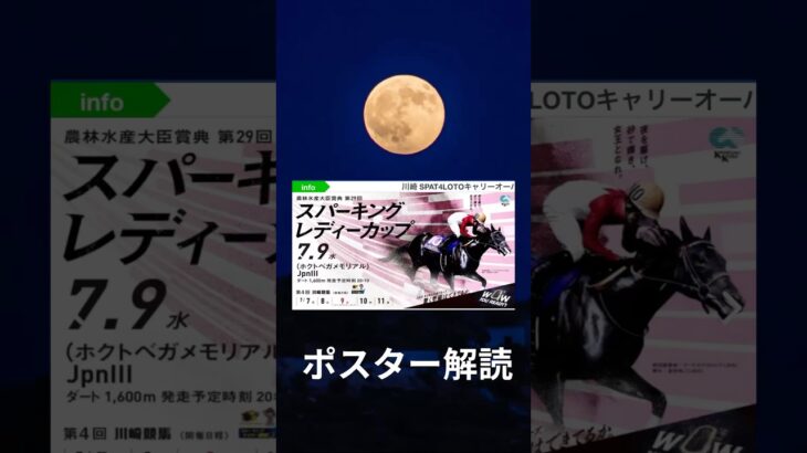 スパーキングレディーカップ2025の競馬予想。ポスター解読。