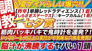 🎯脳汁が沸騰→【七夕賞2025予想】筋肉バッキバキで鬼時計を連発？！ドゥラドーレス以上に変化が不気味なヤバい１頭とは？