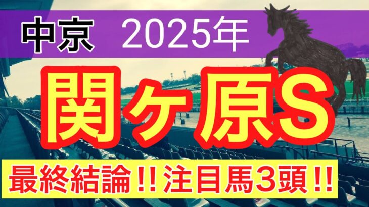 【関ヶ原ステークス2025】蓮の競馬予想(最終結論)