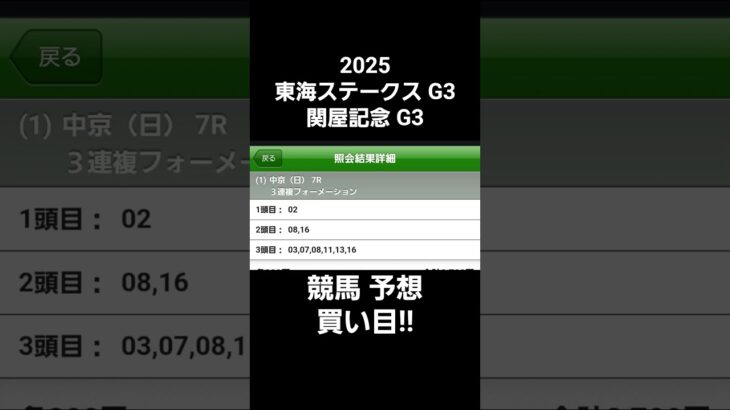 2025東海ステークス G3 関屋記念 G3 競馬予想 #東海ステークス #関屋記念 #G3 #競馬 #ぱろぷんて