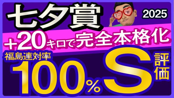【七夕賞2025予想・有力馬解説・外厩】プラス20キロで完全本格化！福島連対率100％S評価馬！シリウスコルト、ドゥラドーレス、ニシノレヴナント、リフレーミング、シルトホルンなど参戦。
