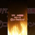 地方競馬予想 7/17 大井競馬 11レース